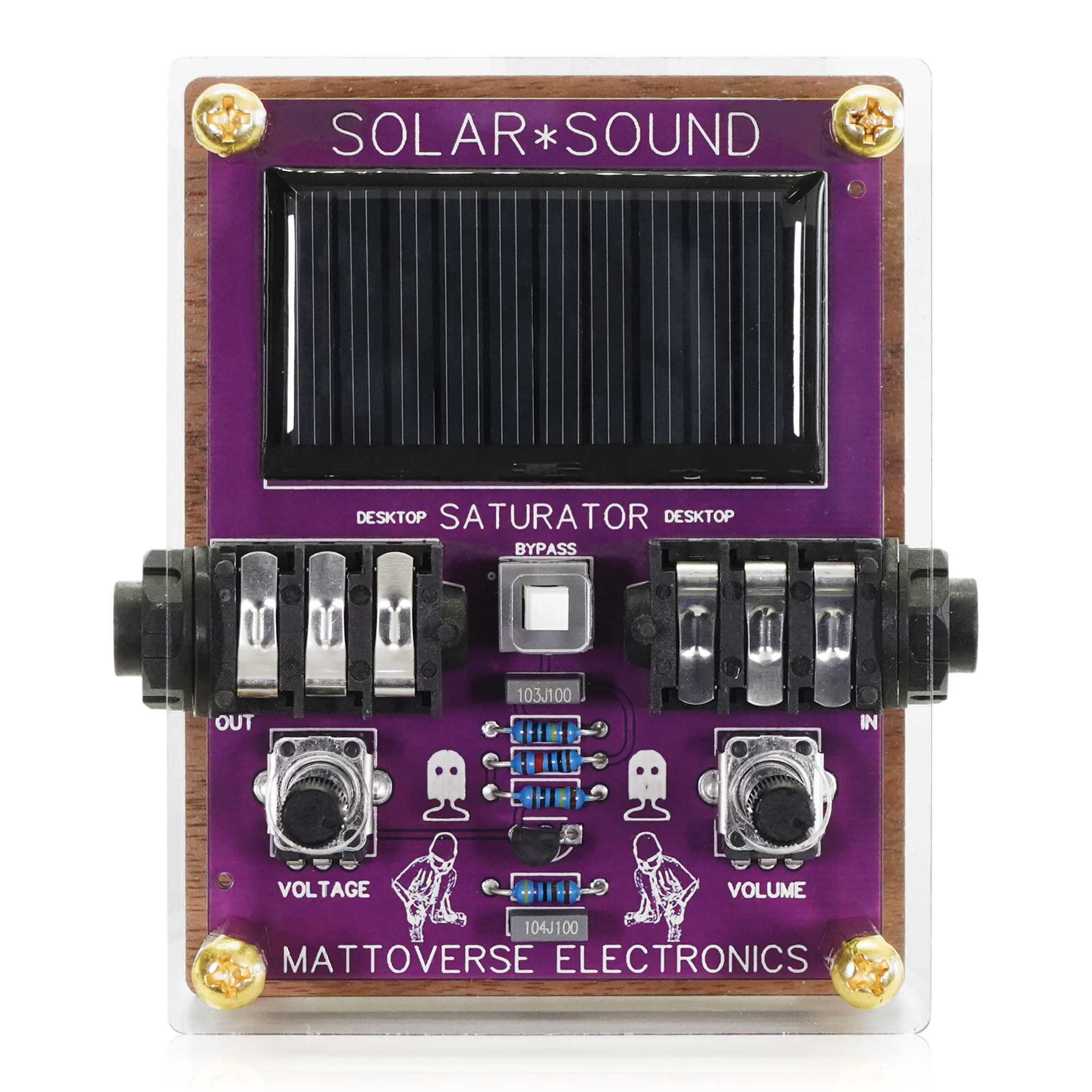 Mattoverse Electronics Solar Sound Desktop Saturator / オーバードライブ ファズ ノイズ サチュレーター ギター エフェクター：エフェクター専門店 ナインボルト