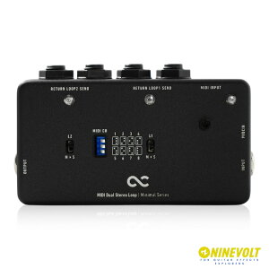 One Control - Minimal Series MIDI Dual Stereo Loop | �X�C�b�`���[ �R���p�N�g�y�_�� �X�e���I���[�v 2���[�v�X�C�b�`���[