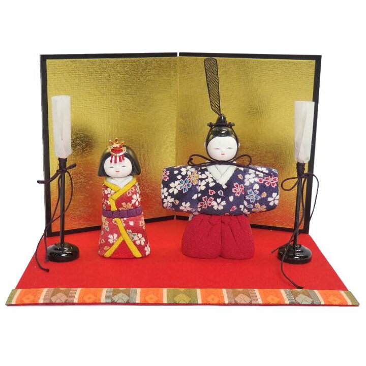 楽天市場】【木目込人形材料キット】【雛人形】【ちりめん】【飾り付き 