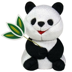 【木目込人形材料キット】パンダ小 白黒