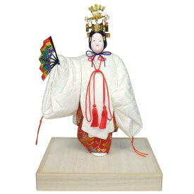 【木目込み人形】【木目込人形材料キット】【布裂地・型紙】【台付】新能羽衣（小）