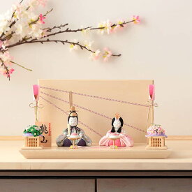 雛人形 コンパクト 一秀 ひな人形 木目込人形飾り 平飾り 親王飾り 木村一秀作 桃山雛 0号 【2026年度新作】 h083-ih-005-6