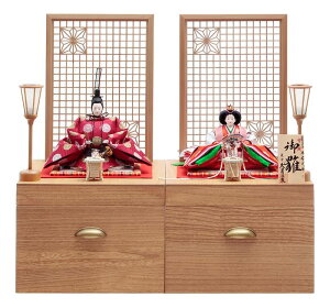 雛人形 久月 コンパクト ひな人形 雛 収納飾り 親王飾り 平安弌峰作 御雛 正絹有職 京九番親王 久月オリジナル頭 【2026年度新作】 h073-k-k3835 D-37