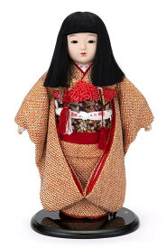 【クーポン利用で10%OFF】雛人形 久月 ひな人形 市松人形 豊珠作 正絹京染四ツ巻鹿の子絞り 本結び帯 【2026年度新作】 h083-k-k13126g-5 D-112