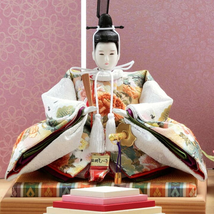 楽天市場】雛人形 久月 ひな人形 雛 平飾り 親王飾り 二世光匠作 刺繍 