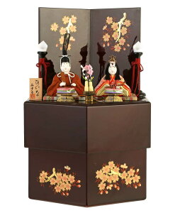 雛人形 真多呂 コンパクト ひな人形 雛 木目込人形飾り 収納飾り 親王飾り 真多呂作 ひいなセット 【2026年度新作】 h313-mt-1299