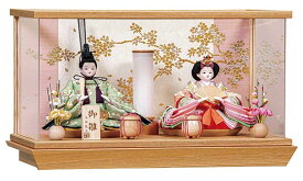 雛人形 コンパクト 平安豊久 ひな人形 ケース飾り 親王飾り 陽 芥子親王 アクリルケース 【2026年度新作】 h083-mo-333760 HJ-213