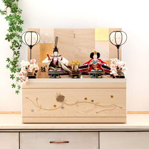 雛人形 平安豊久 コンパクト ひな人形 収納飾り 親王飾り 【2026年度新作】 mocp-304286-012