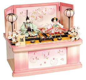 雛人形 コンパクト 平安豊久 ひな人形 収納飾り 親王飾り かな 刺繍 小三五親王揃 【2026年度新作】 h083-mo-304427 HJ-116