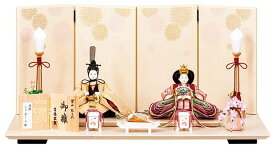 【クーポン利用で10%OFF】雛人形 吉徳大光 ひな人形 平飾り 親王飾り 柴田家千代作 御雛 正絹ジャガード織 柳親王 高岡塗 加賀蒔絵 【2026年度新作】 h083-ys-305614