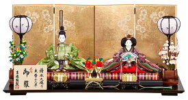 【クーポン利用で5%OFF】雛人形 吉徳大光 ひな人形 平飾り 親王飾り 清水久遊作 御雛 束帯十二単 正絹 三五親王 【2026年度新作】 h083-ys-305574