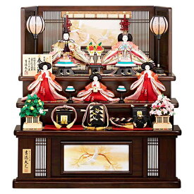 【クーポン利用で5%OFF+P最大14倍】雛人形 吉徳大光 ひな人形 三段飾り 五人飾り 江都みやび 春窓雛 束帯十二単 正絹 金襴 京十一番親王 小芥子官女 桐製 【2026年度新作】 h083-ys-306201