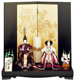 【クーポン利用で5%OFF】雛人形 吉徳大光 ひな人形 平飾り 親王飾り 立雛 立姿雛 束帯十二単 三五親王 【2026年度新作】 h083-ys-305180