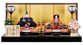 雛人形 吉徳大光 ひな人形 平飾り 親王飾り 田中光義作 京雛 束帯十二単 正絹 金襴 京九番親王 【2027年度新作】 h083-ys-305980