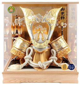 五月人形 コンパクト 着用 兜ケース飾り 兜飾り 藤翁作 着用竜王 アクリルケース 【2026年度新作】 h085-fn-225-783
