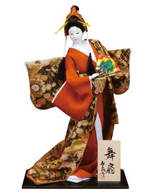 日本人形 尾山人形 人形単品 寿喜代作 舞扇 金らん 10号 【2026年度新作】 sk-o1593
