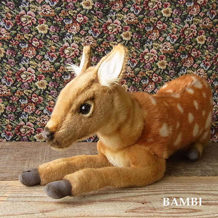 格安購入可能商品 座れる動物シリーズ 牛 鹿 ぬいぐるみ バンビ
