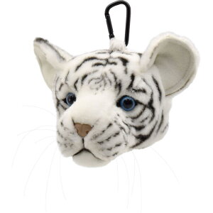 \平日9時までの注文で即日発送/【HANSA ホワイトタイガー ポーチ ぬいぐるみ】虎 とら トラ ぬいぐるみ リアル 本物 そっくり ゴルフ ゴルフボール