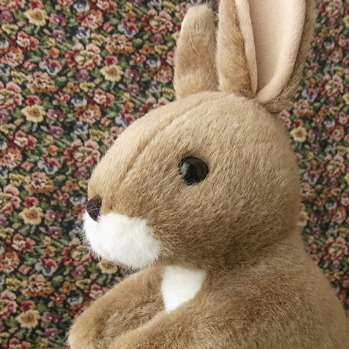 楽天市場 簡易ラッピングでお届け スターチャイルド うさぎのマーブル ココア ぬいるぐみ 日本製 兎 うさぎ ぬいぐるみ リアル 本物 そっくり ペット ニニアンドキノ