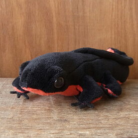 【TST アカハライモリ ぬいぐるみ】とかげ 爬虫類 ぬいぐるみ リアル 本物 そっくり ペット