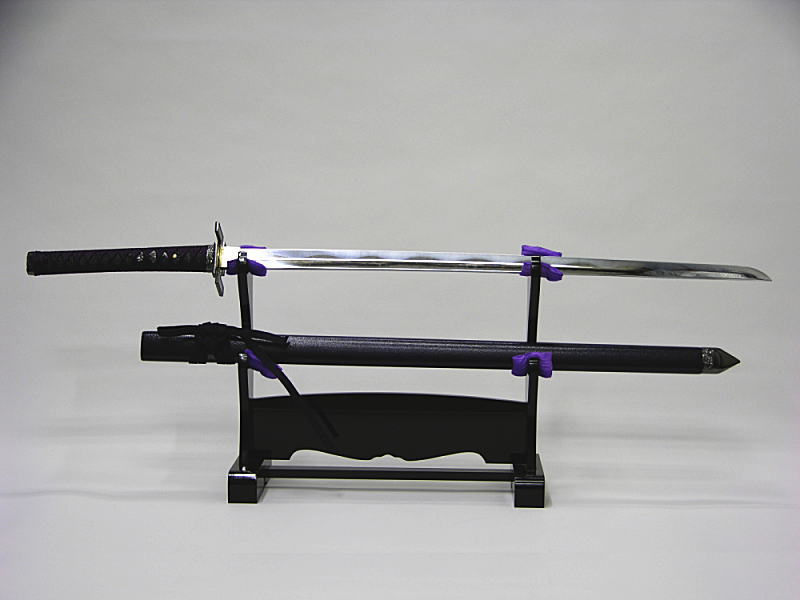 絶賛の 忍者刀（模造刀）卍鍔・紫 107cm≪伊賀流忍者店オリジナル