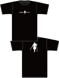 【定番】半袖忍者Tシャツ(shinobistyle2) 子どもサイズ ≪ 忍者 NINJA にんじゃ 侍 SAMURAI さむらい 手裏剣 syuriken しゅりけん 刀 Sword 衣装 袴 くノ一 kunoichi ハロウィン Halloween 仮装 コスプレ ≫