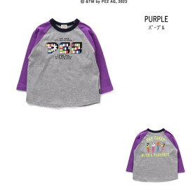 【30％】セール F.O.KIDS【エフオーキッズ】PEZ コラボ ラグラン 長袖 Tシャツ【子供服 人気 キッズ ベビー ジュニア トップス 長T ロング ロンT プリント おしゃれ カジュアル デイリー 男の子 150 sale】R406103