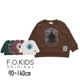 【40％】セール F.O.KIDS【エフオーキッズ】BEETLE 長袖 Tシャツ【子供服 人気 キッズ ベビー トップス 長T ロング ロンT プリント 昆虫 クワガタ カブトムシ おしゃれ カジュアル デイリー 男の子 sale】R406143