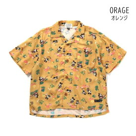 【10％】セール F.O.KIDS【エフオーキッズ】ディズニー キャラクター ALOHA SHIRTS【子供服 人気 キッズ ジュニア トップス 半袖 シャツ アロハシャツ 柄 ミッキー ミニー セットアップ おしゃれ カジュアル 男の子 女の子 sale】R309034