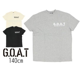 ▲【選べる福袋対象】【1000円ポッキリ】セール G.O.A.T【ゴート】BIG Tシャツ【人気 子供服 キッズ トップス 半袖 無地 シンプル カジュアル ストリート ロゴ プリント ゆったり 大きめ 男の子 女の子 50% sale】GO20ES001