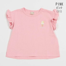 petit main【プティマイン】GIRLS 半袖 Tシャツ【人気 子供服 ベビー キッズ トップス 半T 花 貝 イルカ さくらんぼ ボーダー アイス ハート 人魚 おしゃれ かわいい 女の子】9642202