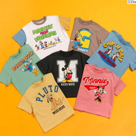 【40%】セール BREEZE【ブリーズ】ディズニー ミッキー ＆ フレンズ Tシャツ【子供 キッズ ベビー トップス 半袖 半T プリント デイジー ドナルド プルート グーフィー ミニー ミッキー チップ デール キャラクター カジュアル デイリー sale】J207405