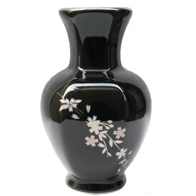 花瓶 5号 銀襴桜 陶器製 日本製