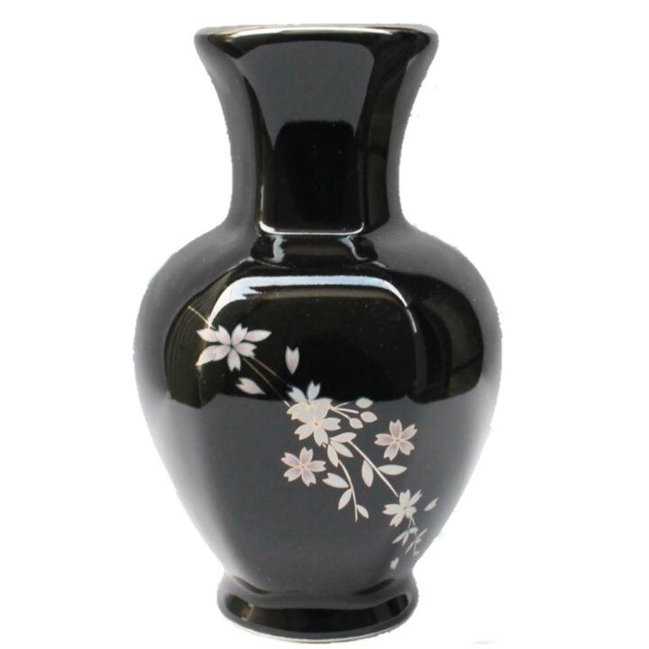 楽天市場】花瓶 5号 銀襴桜 陶器製 日本製 : 二宮仏壇 楽天市場店
