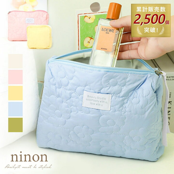 楽天市場】【ninon 公式】 【楽天1位受賞】 ポーチ 大きめ 小物入れ 花 
