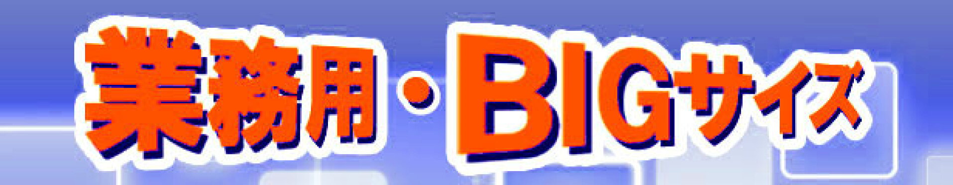業務用・BIGサイズ