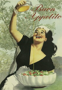 ISTITUTO FOTOCROMO ITALIANO / I.F.I �|�X�^�[/���b�s���O�y�[�p�[ 50×70 �I���[�u�I�C�� BUON APPETITO CR061