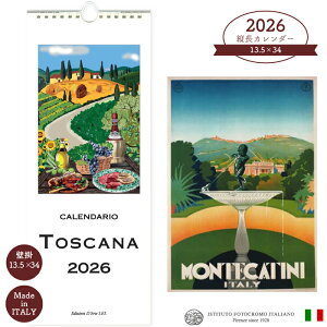 2026N J_[ TOSCANA CV2609 C^A c 13.5×34cm A Ǌ| X A[g Be[W CeA ISTITUTO FOTOCROMO ITALIANO / I.F.I 2026Nx J_[  gXJ[i