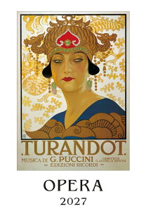 2027�N �J�����_�[ OPERA �C�^���A�� �I�y�� �唻 35×50cm ���A�� �Ǌ|�� �A�[�g ���B���e�[�W �C���e���A ISTITUTO FOTOCROMO ITALIANO / I.F.I �g�D�[�����h�b�g ���~�I�ƃW�����G�b�g