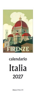 2027�N �J�����_�[ Italia �C�^���A�� �c�� 13.5×34cm ���A�� �Ǌ|�� �X���� ���B���e�[�W �C���e���A ISTITUTO FOTOCROMO ITALIANO / I.F.I ������� �C�^���A