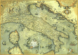 楽天市場 イタリア 地図 ポスターの通販