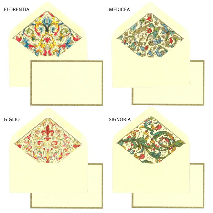 楽天市場】KARTOS MINI CARDS イタリア製 ミニカード 封筒セット 