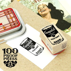 o[X^v 100v[tvX 100 Proof Press #4639 X[v Soup Can ͂ AeB[N Be[W g t[h Hו Lx Campbell's Soup Can
