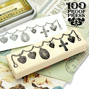 o[X^v 100v[tvX 100 Proof Press #5626 NXPbg Cross and Hearts, Locket ͂ AeB[N Be[W g NVbN ANZT[ 