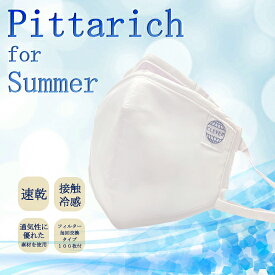 Pittarich for Summer /ピッタリッチ　フォー　サマー　マスク　再利用可能タイプ　1個　交換フィルター100枚入り