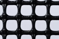 トリカルネット プラスチックネット N-24 黒 幅2000mm 長さ5m 排水溝の蓋 落ち葉除け 防雪ネット 大雪対…