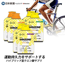 【17日9時59分までポイント5倍！】マラソン サプリ WINZONE ENERGY GEL (ウィンゾーン エナジージェル) お試し3味6袋セット (各2個) 日本新薬 持久力 有酸素運動 長距離ランナー トレーニング 試合前 補給食 行動食 エネルギー補給