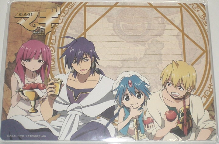 楽天市場 マギ メモマウスパッド アラジン アリババ シンドバッド モルジアナ メモ マウスパッド ニッポニアjapan