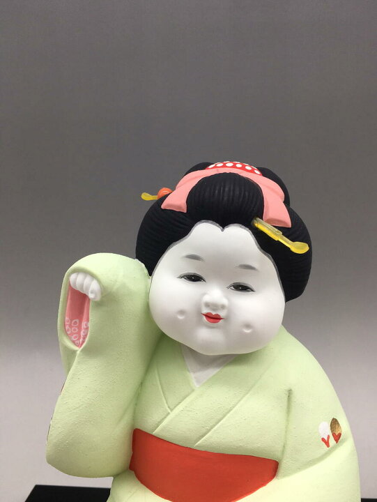 楽天市場】送料無料 [博多人形いとう] 人形 博多人形 福招き 芳巳作 