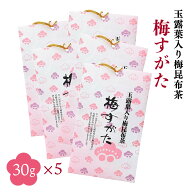梅昆布茶 梅茶 昆布茶 [日東食品工業] 梅すがた 30g×5 / 飲料 お茶 梅 煎茶 うめこんぶちゃ こんぶ茶 こ…